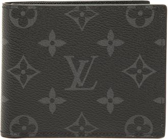 Louis Vuitton Black Pvc Leather Wallet (Bi-Fold) (Pre-Owned)