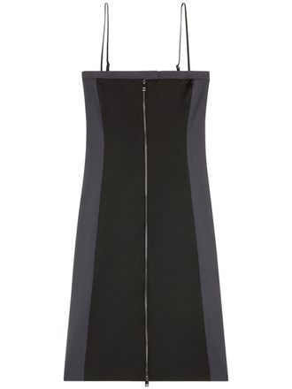 Diesel Midi-jurk met vlakken - Zwart