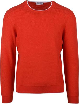 Heritage Red Cotton Sweater