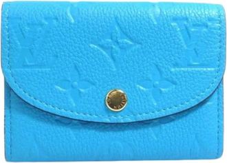 Louis Vuitton Pre-owned Coin Purse - Dames - Vintage Accessoires - Blauw - ONE Size - Vintage