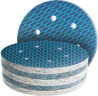 OEM 50 Discos De Lijado De 150 Mm Y Grano 120 Para Lijadora Orbital (6 Orificios/diamante)