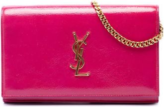 Saint Laurent Pre-owned Saint Laurent Patent Monogram Kate Wallet on Chain Ladies 7I7RS7SJR987XD01