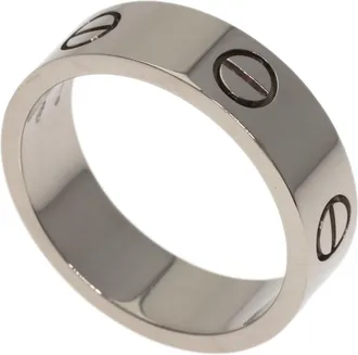 Cartier White Gold White Gold (18K) Band Ring (Pre-Owned)