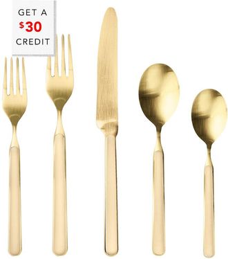 Mepra 5Pc Fantasia Ice Flatware Set With $30 Credit