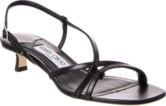 Jimmy Choo London Farris 35 Leather Sandal