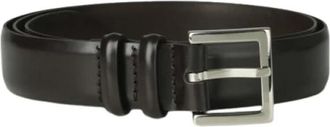 Orciani Cintura Classica - Heren - Accessoires - Zwart - Maat: 95 CM Leer