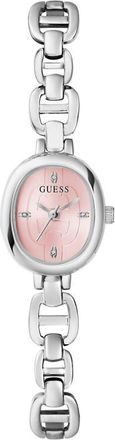 Guess Sweet & Petite Oval Bracelet Watch, 24mm x 21mm in Pink at Nordstrom
