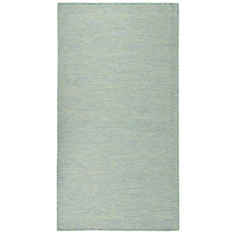 vidaXL Alfombra De Exterior De Tejido Plano Turquesa 140x200 Cm Vidaxl