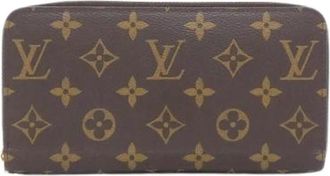Louis Vuitton Pre-owned Wallets, female, Brown, Size: ONE SIZE Pre-owned Canvas Wallet