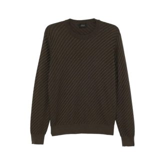 Brioni Hombre, Jerseys, Marr&oacute;n, Talla: L