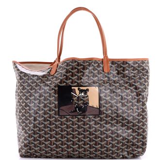 Goyard Saint Louis Tote Printed Coated Canvas GM