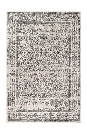 Jonathan Y Designs Ferro Filigree Area Rug in Gray/black at Nordstrom, Size 2Ft 0In X 8Ft 0In