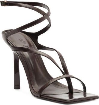 Schutz Amalfi Ankle Strap Sandal in Root Brown at Nordstrom, Size 6.5
