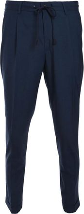 Gran Sasso Pantaloni dritti in lana - Blu