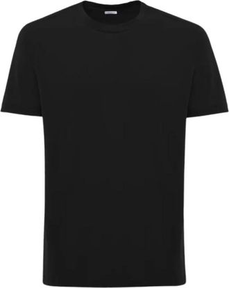 Malo Zwart Katoenen T-shirt - Heren - T-shirts - Zwart - 3XL - Katoen - Tops