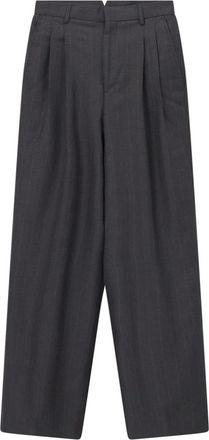 Ami Pantaloni a gamba larga - - Trousers - Donna - Grigio - XS