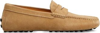 Tod's Beige Instap Plat Schoenen Amandel Teen - Heren - Loafers - Beige - 41 EU - Schoenen