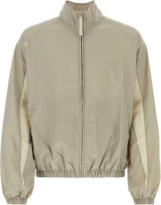 Reebok Dove Grey Nylon Windbreaker