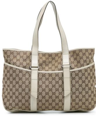 Gucci 2000-2015 GG Canvas tote bag - Brown