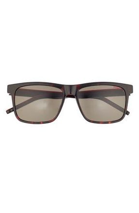 BOSS 56mm Square Sunglasses in Havana Red at Nordstrom Rack