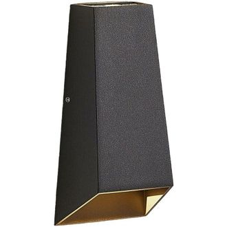 Lucande Lucande - L&aacute;mpara De Pared Led Exterior dagur En Negro Aluminio