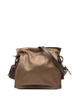 Loewe 2010-2025 Nappa Flamenco Tassel 22 crossbody bag - women - Nappa Leather - One Size - Brown