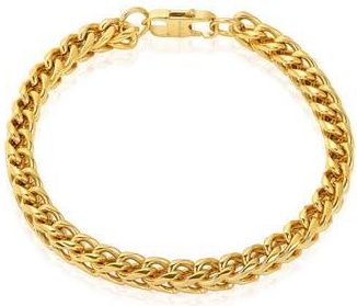 Invicta Mens 6mm Franco Chain Bracelet in Gold at Nordstrom Rack, Size 8.5