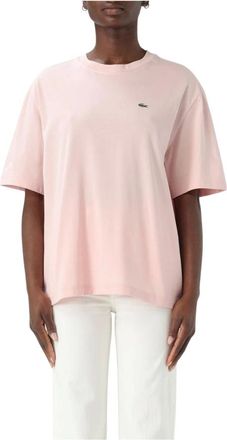 Lacoste Dames, Tops, Roze, Maat: S