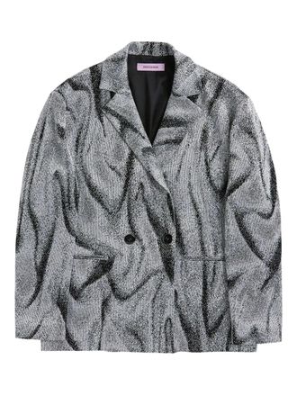 MACCAPANI Tats swirl blazer - Grey