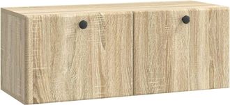 vidaXL Mueble De Tv De Pared 78,5 X 31 X 30 Cm Roble Sonoma Vidaxl