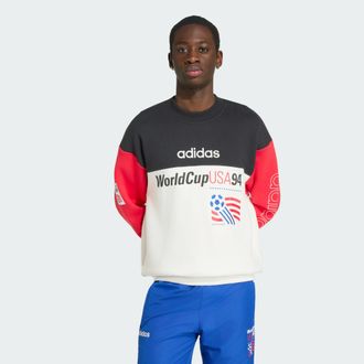 adidas adidas Performance Mens Graphic Sweatshirt - Black Cotton - Size X-Large