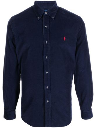 Polo Ralph Lauren Overhemd met geborduurd logo - Blauw