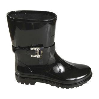 SERGIO ROSSI Midway Biker ミドルブーツ ブーティ ブラック ローヒール: 15mm, Biker Prince | Sergio Rossi