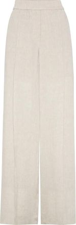 Brunello Cucinelli Pantaloni in lino - Toni neutri