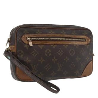 Louis Vuitton Clutch Monogram Vintage Pre-owned - - Pre-owned - Donna - Marrone - ONE SIZE