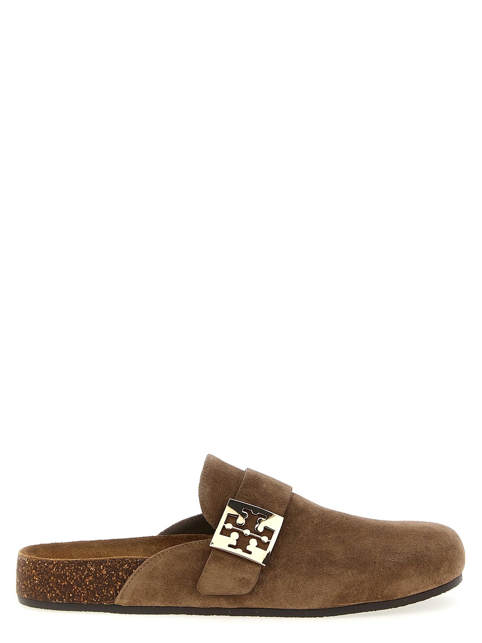サンダル・ミュール Tory Burch Cappuccino suede Mellow slippers (163612 250) Mellow Mule: Women's Shoes | Flats | Tory Burch EU