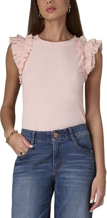 Wit & Wisdom Wit & Wisdom Mixed Media Knit Top