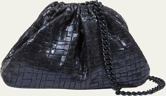 Maria La Rosa Game Mini Ribbon Metallic Shoulder Bag