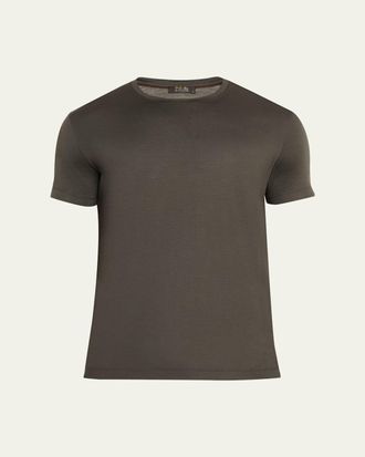 Loro Piana Mens The Gift of Kings Kim Crewneck T-Shirt