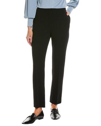 Oscar De La Renta Oscar De La Renta Silk-Lined Wool-Blend Skinny Pant