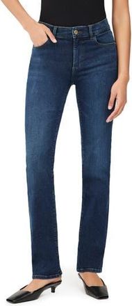DL1961 Mara Instasculpt Mid Rise Straight Leg Jeans in India Ink at Nordstrom Rack, Size 23