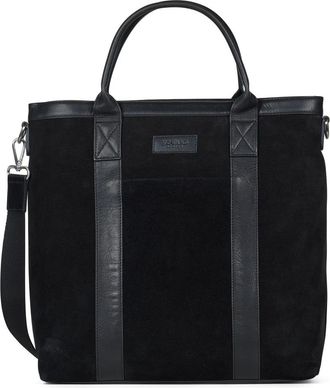Howard London Brian Suede Tote Bag - Heren - Shoppers - Zwart - ONE Size - Leer - Tassen
