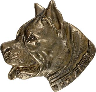 OEM American Staffordshire Terrier, Amstaff, Amstaf: Una Placa Conmemorativa Con Un Perro, Un Agradecimiento Personalizado, Un Premio, Un Diploma Con Una 