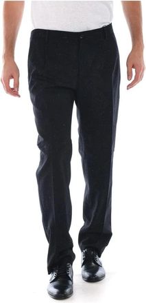 Daniele Alessandrini Jeans - Heren - Nette broeken - Zwart - 2XS - Polyester - Broeken