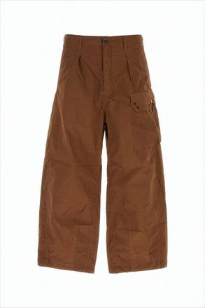 Ten c Brown Straight-Cut Shorts With Structured Waistband