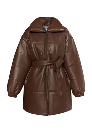 Dreimaster Dreimaster Lederen jas Dames bruin