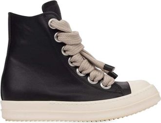 Rick Owens leren schoenen Jumbolace sneakers