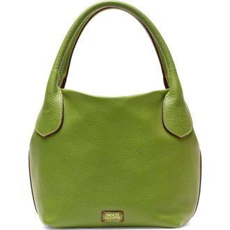 Frances Valentine Mini Sweet Pea Leather Top Handle Bag in Green at Nordstrom