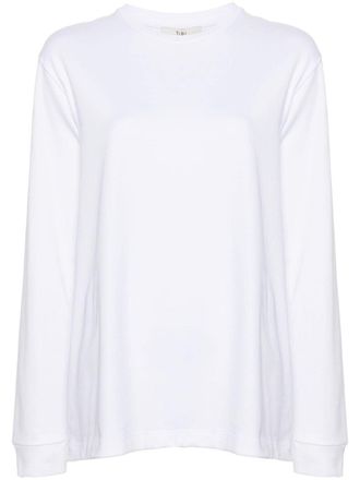 Tibi cotton T-shirt - women - Cotton - S - White