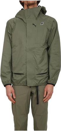K-Way Roche Jacket - Heren - Zomerjassen - Groen - L - Polyester - Jassen
